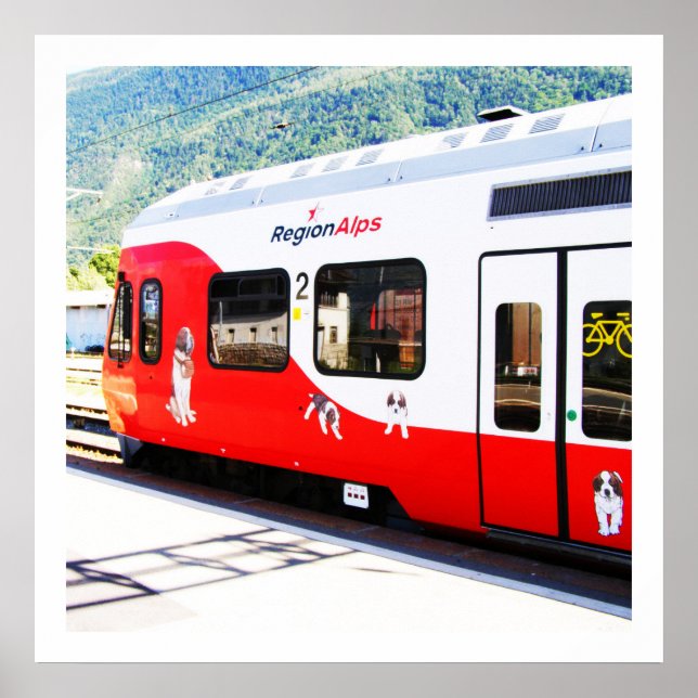 Region Alps train Poster (Front)
