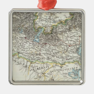 Region of Lombardy Metal Tree Decoration