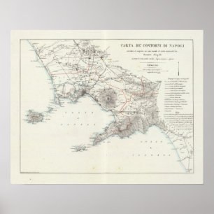 Region of Naples Italy Poster