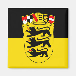regional flag of Baden-Württemberg Magnet