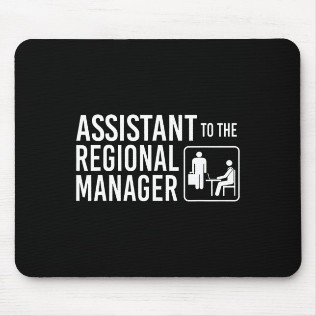 Regional Manager Istant The Office Fathers Day  Mouse Pad (Front)