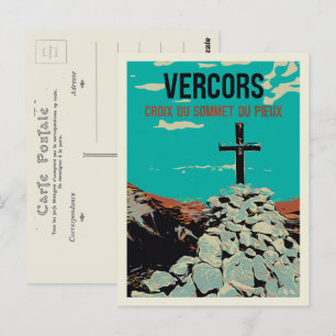 Regional park of Vercors, French Alps Postcard