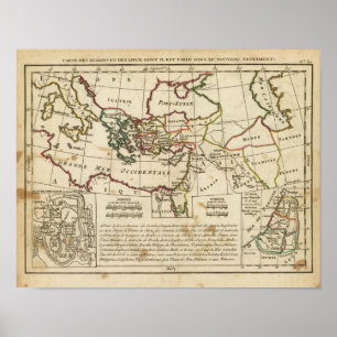 Regions, places in the New Testament Poster