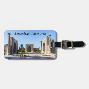 Registan square - Samarkand, Uzbekistan, Asia Luggage Tag
