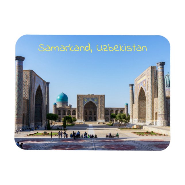 Registan square - Samarkand, Uzbekistan, Asia Magnet (Horizontal)