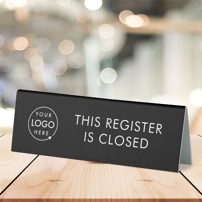 Register Closed |  Black Logo Cashier Teller (Creator Uploaded)