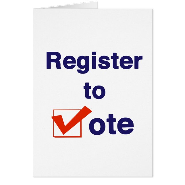 Register To Vote 2024 (Front)