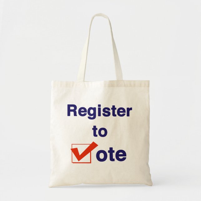 Register To Vote 2026 Tote Bag (Front)