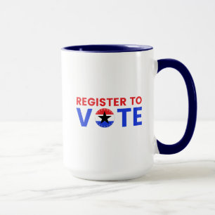 Register To Vote USA Election 2024 Voter Mug