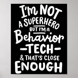 Registered Behavior Technician Rbt Behavior Tech Poster