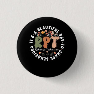 Registered Behaviour Technician RBT Behaviour Ther 3 Cm Round Badge