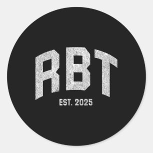 Registered Behaviour Technician Rbt Graduation 202 Classic Round Sticker