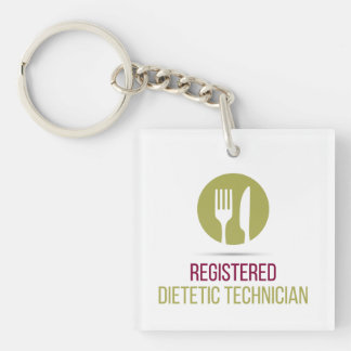 Registered Dietetic Technician acrylic keychain