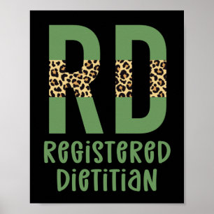 Registered Dietician Cheetah print RD Gifts