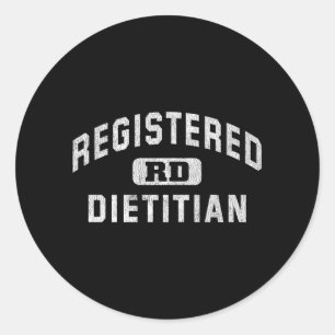 Registered Dietician Nutritionist Classic Round Sticker