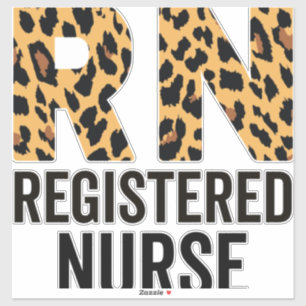 Registered Nurse Cheetah Print Nurse Life