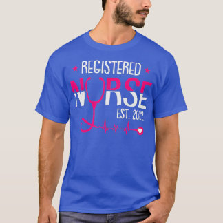 Registered Nurse Est 2022 Graduation Nursing Grad  T-Shirt