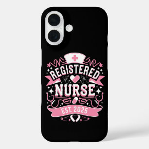 Registered Nurse Est 2025 Nursing Student iPhone 16 Case