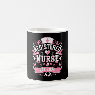 Registered Nurse Est 2025 Nursing Student Coffee Mug