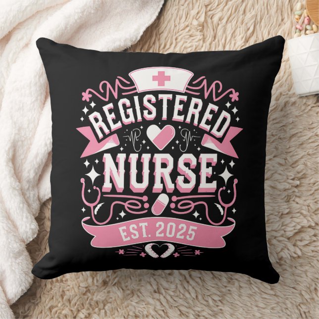 Registered Nurse Est 2025 Nursing Student Cushion (Blanket)