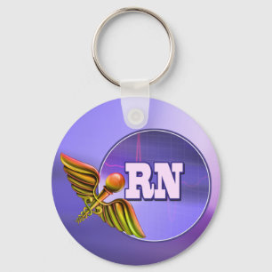 Registered Nurse Gift Key Ring