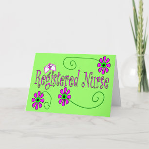 Registered Nurse gifts-- Card