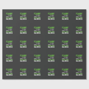 Registered Nurse Halloween Spiderweb and Raven Wrapping Paper