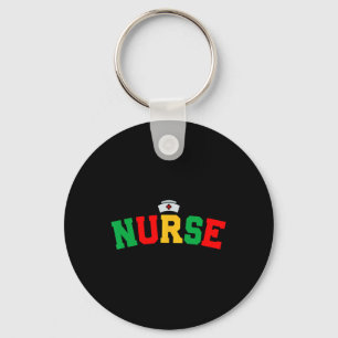 Registered Nurse Healthcare Black History Month Nu Key Ring