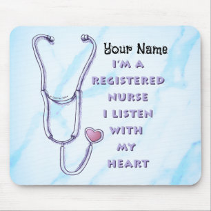 Registered Nurse Heart  Mouse Pad
