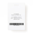 Registered nurse Hospital employee name tag photo