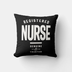 Registered Nurse Job Title Gift Cushion