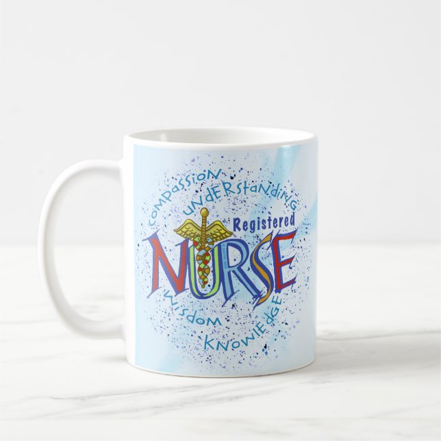 Registered Nurse Motto Coffee Mug (Left)