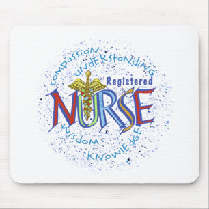 Registered Nurse Motto mouse pad