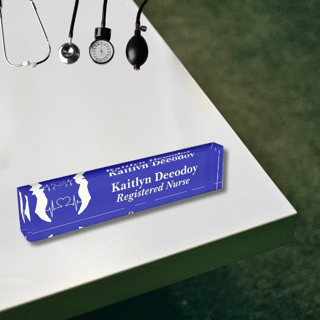 Registered Nurse RN Blue Nameplate (Creator Uploaded)