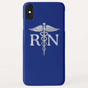 Registered Nurse RN Caduceus Design iPhone XS Max Case