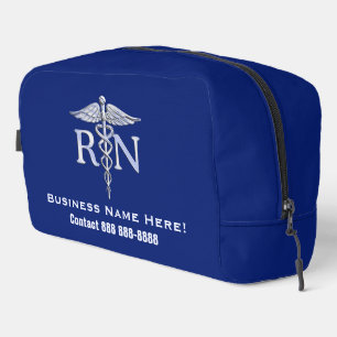 Registered Nurse RN Caduceus with text Dopp Kit