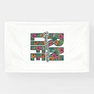 Registered Nurse RN Life Floral Vector Design_1 Banner