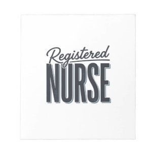 Registered Nurse Script Typography Vector Design_1 Notepad