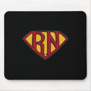 Registered Nurse Superhero - Jersey For Heroic Rn Mouse Pad
