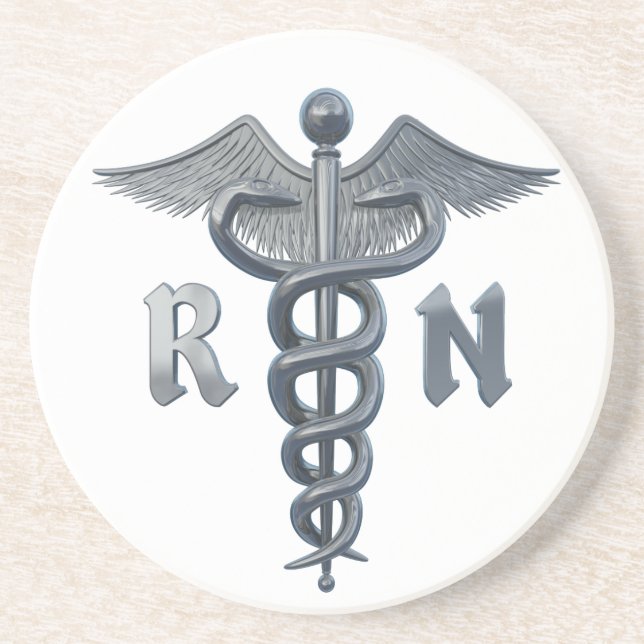 Registered Nurse Symbol Coaster (Front)