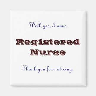 Registered Nurse, Thank You Magnet