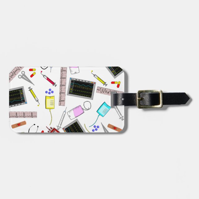 Registered Nurse Tools Luggage Tag (Front Horizontal)