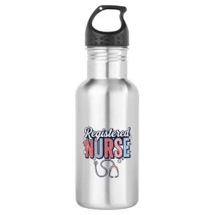 Registered Nurse Vintage Vector Shirt Design_1 532 Ml Water Bottle