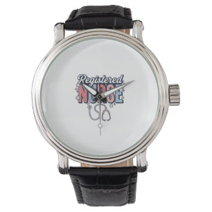 Registered Nurse Vintage Vector Shirt Design_1 Watch