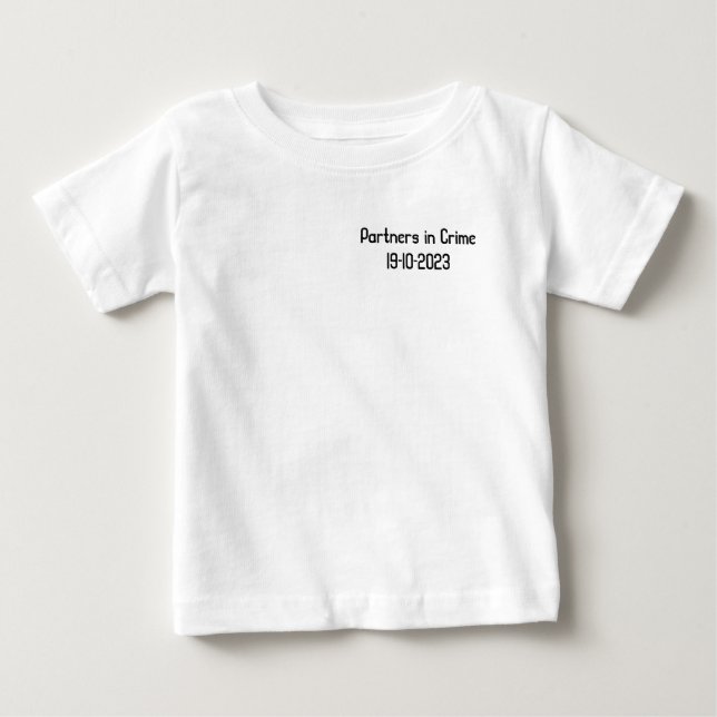 Registered partnership baby coming t-shirt (Front)