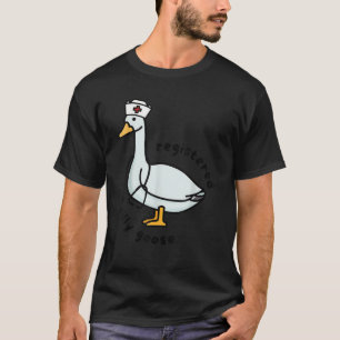Registered Silly Goose RN Nurse Stethoscope Nursin T-Shirt