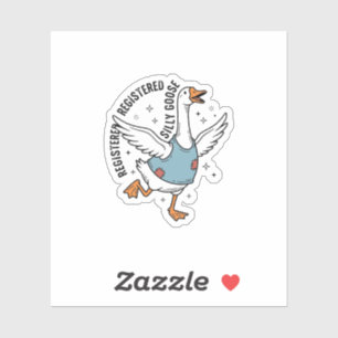 Registered Silly Goose Vintage Vector Shirt Design