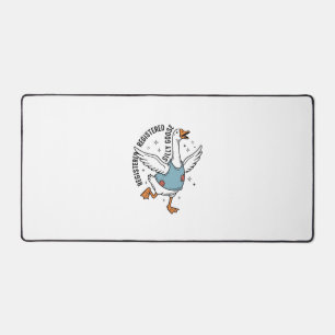 Registered Silly Goose Vintage Vector Shirt Design Desk Mat