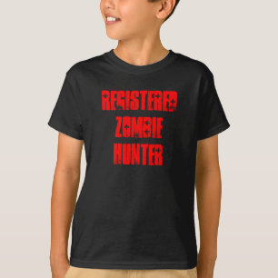 "Registered Zombie Hunter" Kid's Shirt
