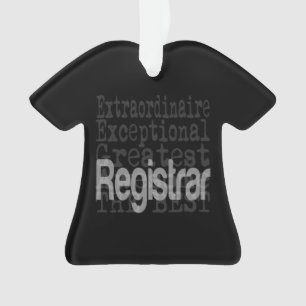 Registrar Extraordinaire Ornament